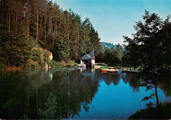 Pottenstein Oberfranken Schoengrundsee