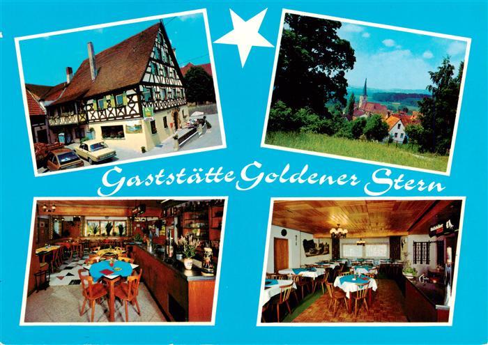 Schnaittach Gaststaette Goldener Stern Gastraeume Panorama