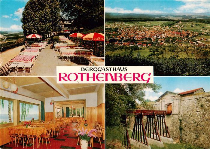 Schnaittach Berggasthaus Rothenberg Gaststube Bruecke
