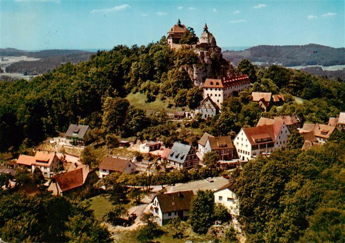 Hohenstein Kirchensittenbach Fliegeraufnahme mit Schloss