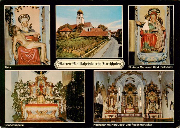 Kirchhofen Ehrenkirchen Breisgau Pieta Marien Wallfahrtskirche St Anna Maria und