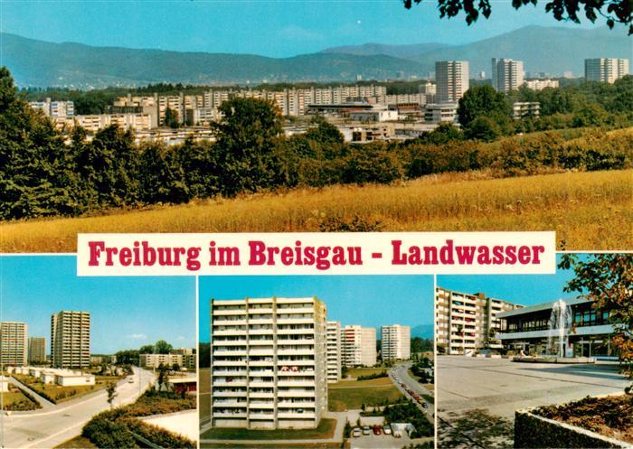 Landwasser Freiburg Breisgau Satellitenstadt Teilansichten