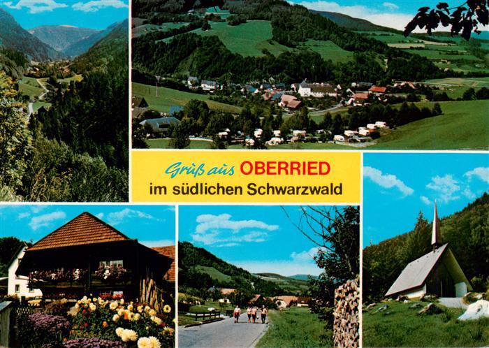 Oberried Breisgau Schwarzwald Panorama Teilansichten Kapelle