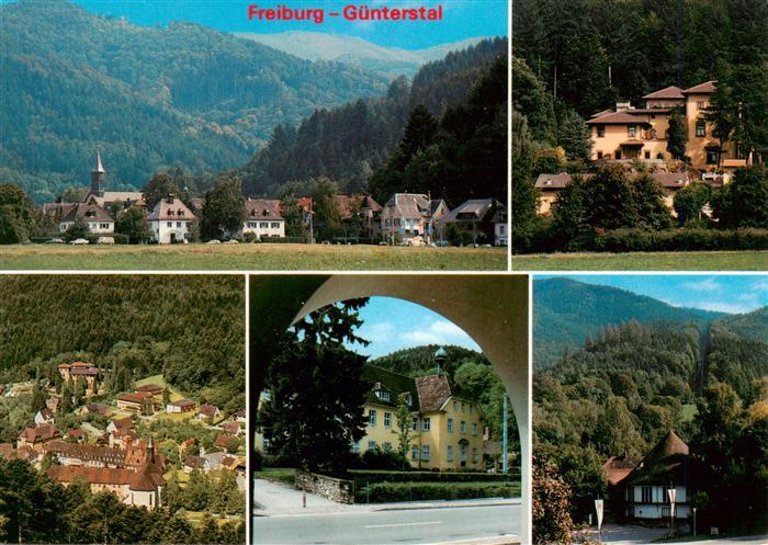 Guenterstal Freiburg Ortsansichten Fliegeraufnahme Torbogen