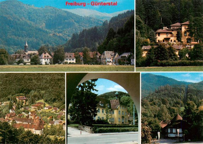 Guenterstal Freiburg Ortsansicht Fliegeraufnahme Torbogen Gebaeude