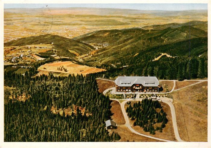 Schauinsland Oberried BW Hotel Burggraf Fliegeraufnahme