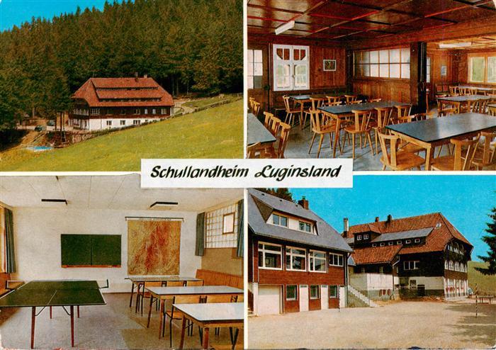 Schauinsland Oberried BW Schullandheim Luginsland Gastraum Tischtennis