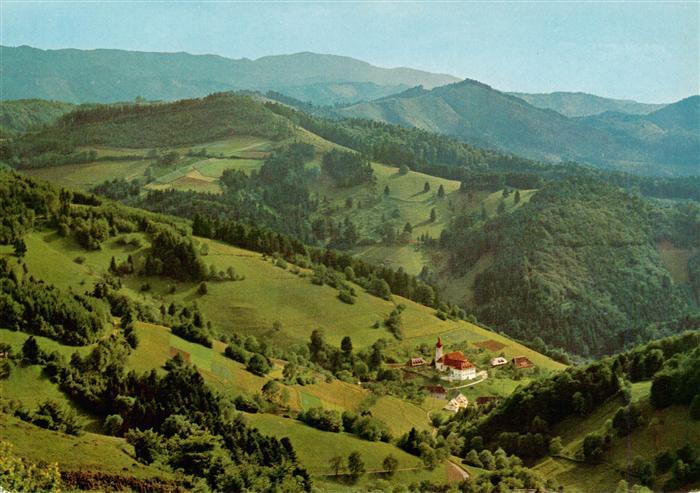 St Ulrich Schwarzwald Bollschweil Fliegeraufnahme