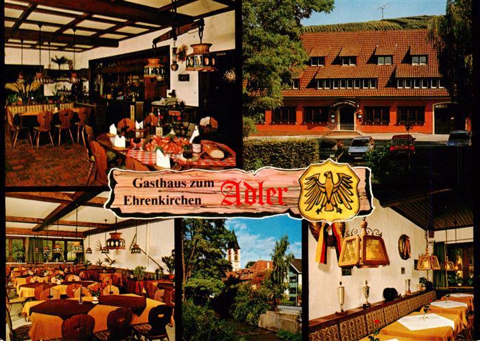Ehrenkirchen Gastraeume Kirche Gasthaus zum Adler