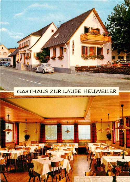 Heuweiler Gasthaus zur Laube Gastraum