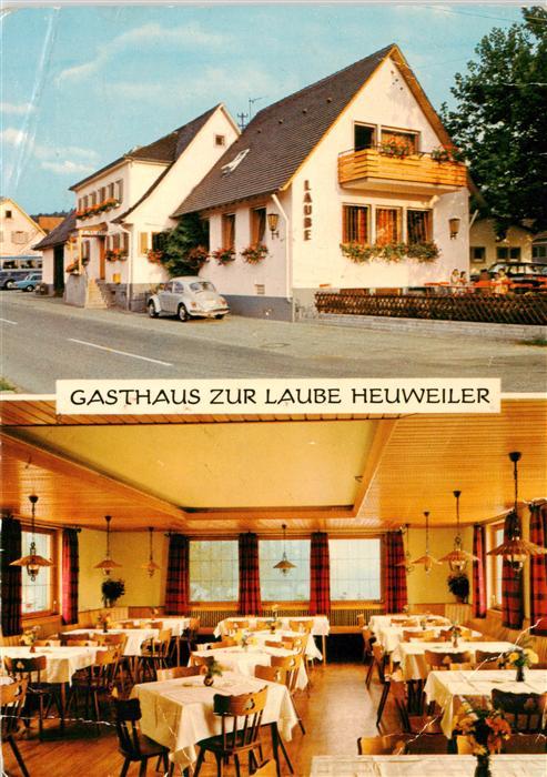 Heuweiler Gasthaus zur Laube Gastraum