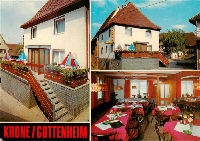 Gottenheim Gasthaus zur Krone Gastraum