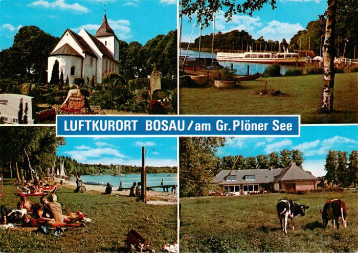 Bosau Ostholstein Kirche Anleger Strand Restaurant