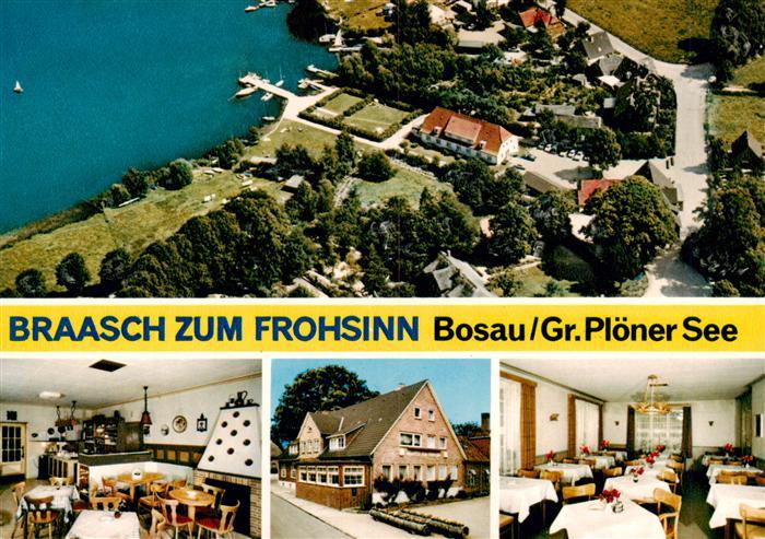 Bosau Ostholstein Braasch zum Frohsinn mit Gaestehaus Seefrieden am Gr Ploener S