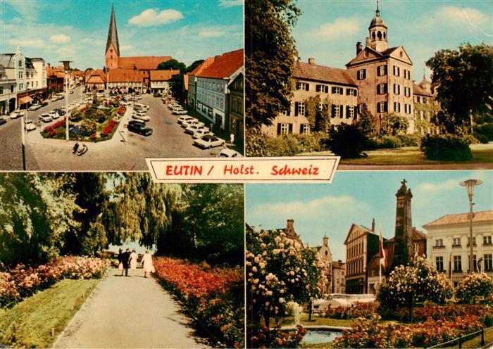 Eutin Schleswig-Holstein Marktplatz Schloss Kurpark