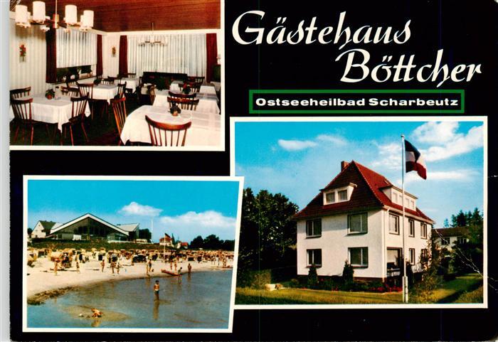 Scharbeutz Ostseebad Gaestehaus Boettcher Gaststube Strand