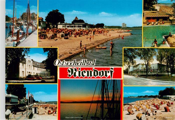 Niendorf  Ostseebad Timmendorferstrand Bootshafen Strandpartien Promenade Hotels