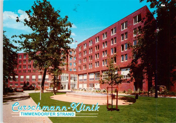 Timmendorfer Strand Timmendorferstrand Timmendorf Curschmann Klinik