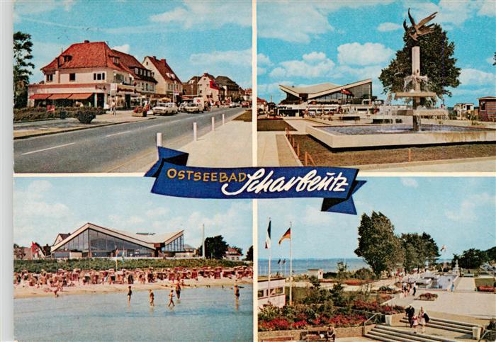 Scharbeutz Ostseebad Dorfstrasse Brunnen Strandpartie Promenade