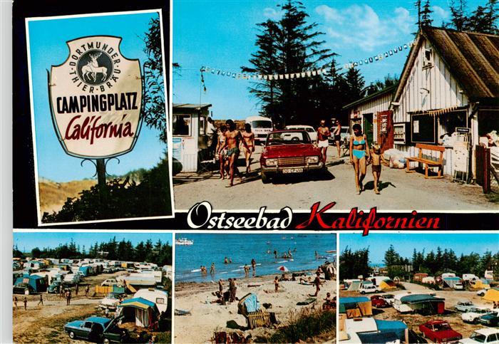 Kalifornien Ostseebad Campingplatz California Teilansichten