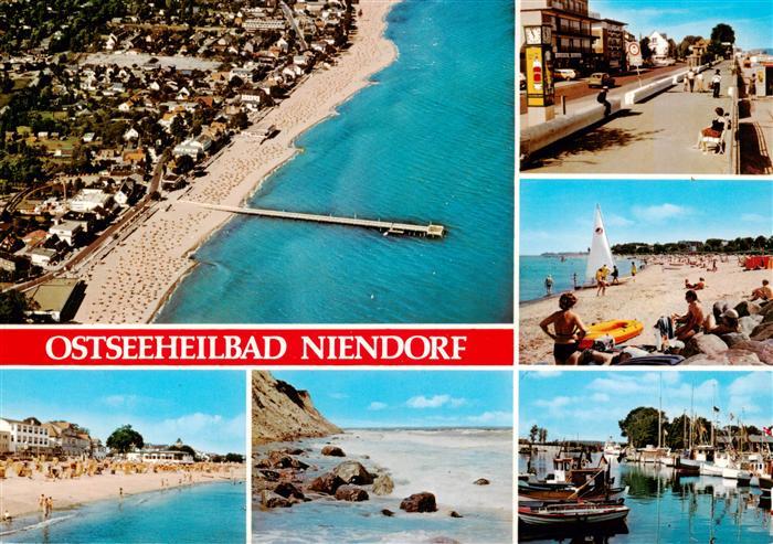 Niendorf  Ostseebad Timmendorferstrand Luftaufnahme Strand Promenade Hafen