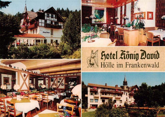 Hoelle Bad Steben Hoellental Hotel Koenig David Restaurant