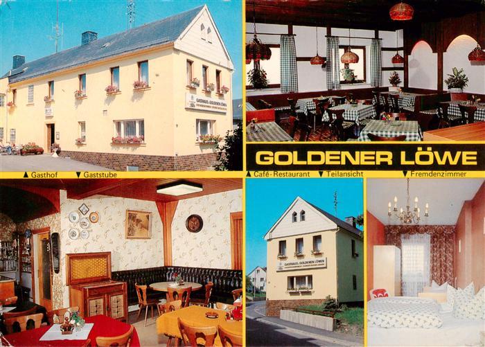 Berg Oberfranken Gasthof Goldener Loewe Gastraum Fremdenzimmer