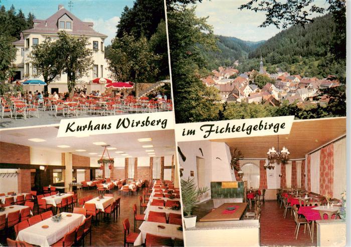 Wirsberg Kulmbach Bayern Kurhaus Speisesaal Gartenterrasse Panorama