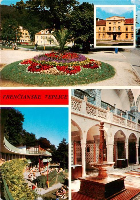 Trencianske Teplice SK Park Liecebny dom Sina Kupaliska Zelena roba Kupel Hamon