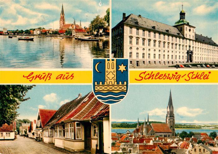 Schleswig Holstein Partie an der Schlei Schloss Gottorp Dom