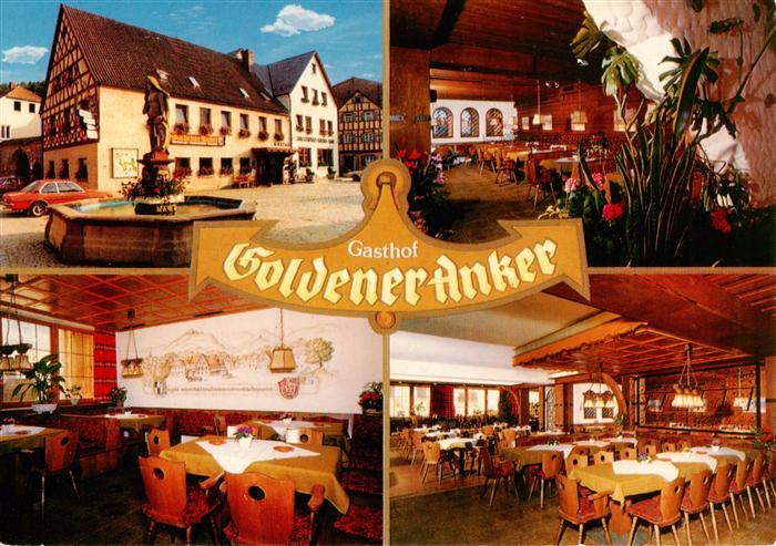 Kasendorf Oberfranken Hotel Pension Goldener Anker Restaurant