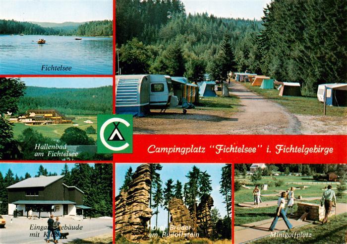Fichtelberg Fichtelgebirge Bayreuth Campingplatz Fichtelsee Hallenbad Brueder am