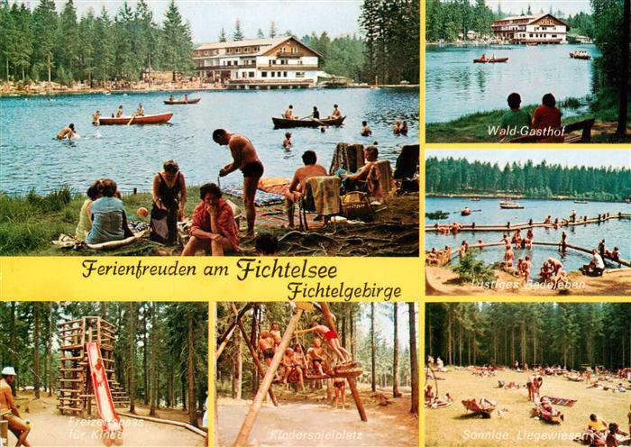 Fichtelberg Fichtelgebirge Bayreuth Ferienfreuden am Fichtelsee Kinderspielplatz