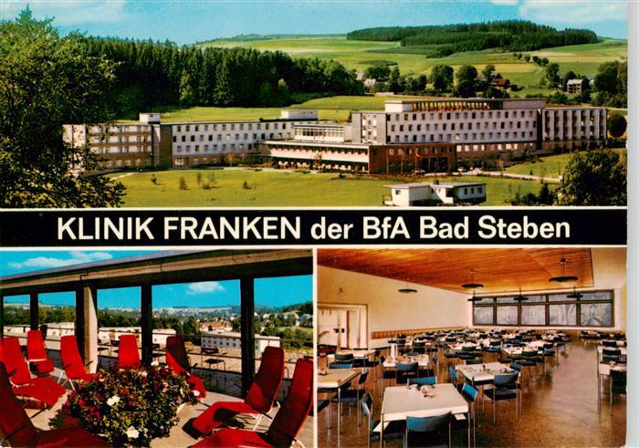 Bad Steben Klinik Franken der BfA Speisesaal Terrasse
