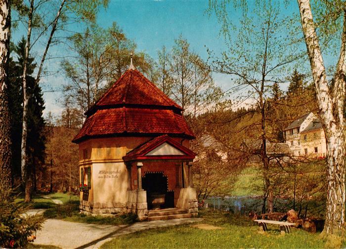 Hoelle Bad Steben Hoellental Quellenhaeuschen Hoellensprudel