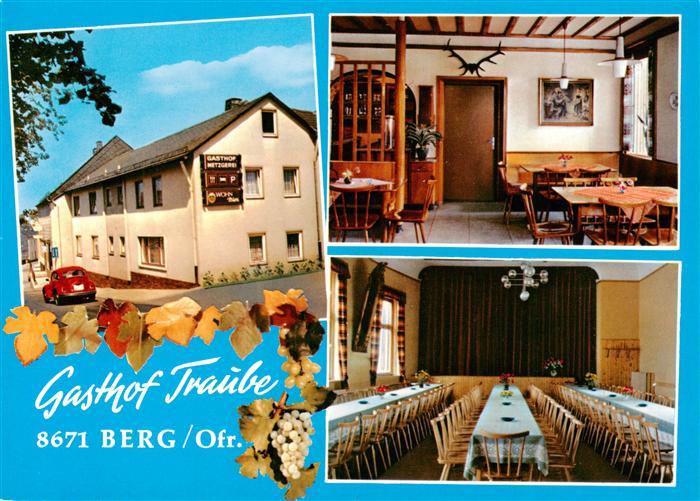 Berg Oberfranken Gasthof Traube Gastraum Festsaal