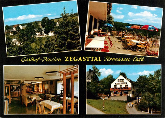 Schwarzenbach am Wald Gasthof Pension Zegasttal Terrassen-Café