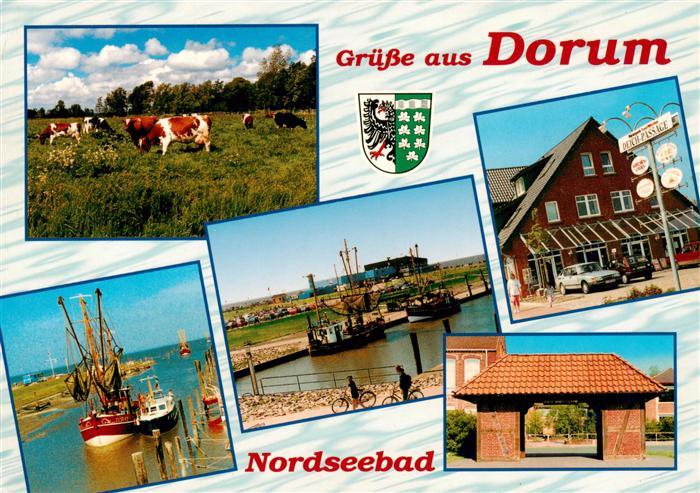 Dorum Nordseebad Viehweide Fischkutter Ortsmotive