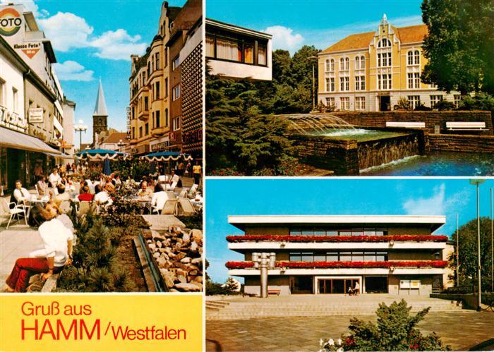 Hamm Westfalen Fussgaengerzone Kurhaus Klinik