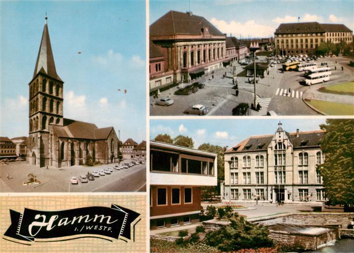Hamm  Westfalen Pauluskirche Schloss Rathaus
