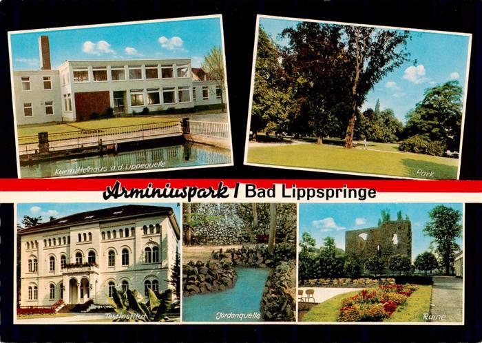 Bad Lippspringe Kurmittelhaus Park Jordanquelle Testinstitut Ruine