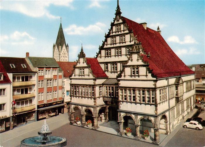 Paderborn Renaissance Rathaus mit Domturm