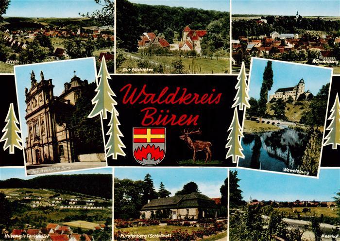 Bueren Westfalen Etteln Gut Boeddeken Wuennenberg Jesuitenkirche Bueren Wewelsbu