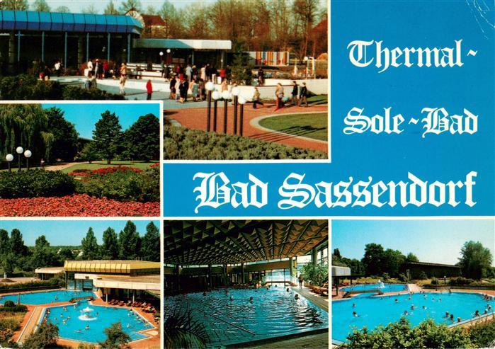 Bad Sassendorf Kurhaus Park Bewegungsbad Hallenbad Freibad