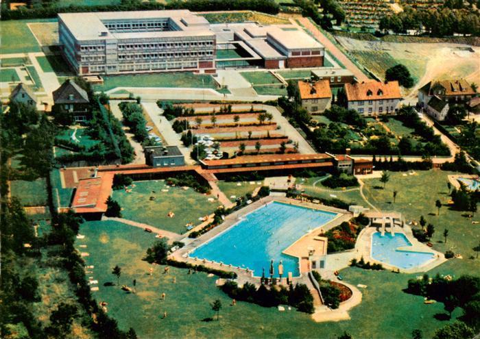 Beckum Westfalen Freibad Fliegeraufnahme