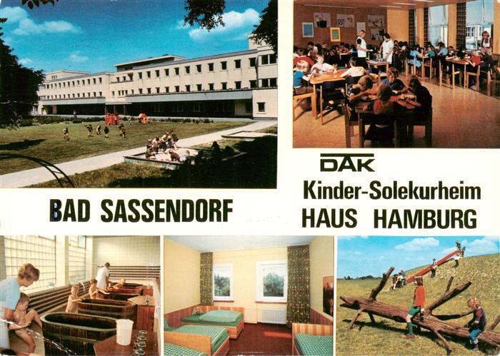 Bad Sassendorf DAK Kinder Solekurheim Haus Hamburg Gastraum Solebad Schlafraum S