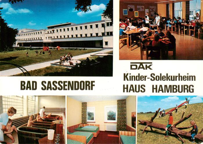 Bad Sassendorf DAK Kinder Solekurheim Haus Hamburg Gastraum Solebad Schlafraum S