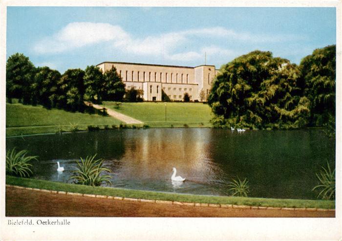 BIELEFELD  CITY Oetkerhalle Schwanenteich
