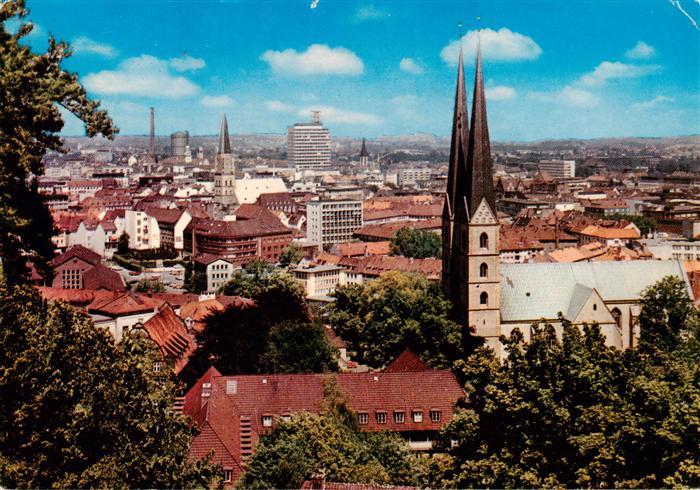BIELEFELD  CITY Stadtblick mit Alt und Neustaedter Kirche