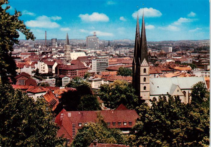 BIELEFELD  CITY Stadtblick mit Alt und Neustaedter Kirche